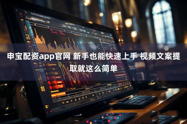 申宝配资app官网 新手也能快速上手 视频文案提取就这么简单